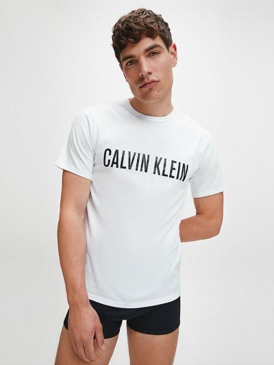 Calvin Klein Ruhák HU789089 | Calvin Klein Intense Power Férfi Lounge Póló Fehér